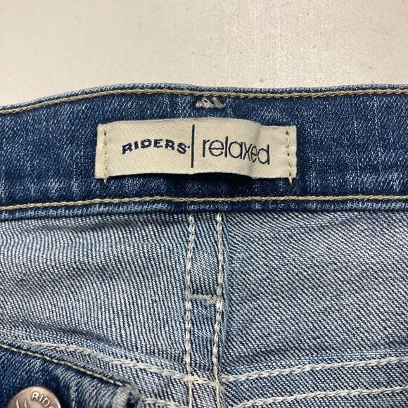 RIDERS Relaxed Fit Women’s Jeans Size 14P Blue Inseam 27.5 Rise 11” - Picture 7 of 10